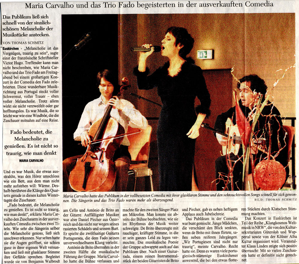 Tro Fado in Euskirchen